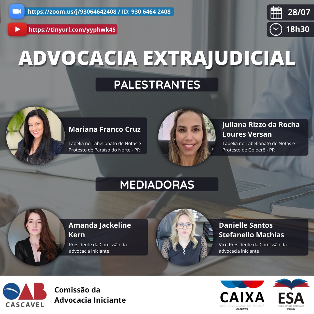 ADVOCACIA EXTRAJUDICIAL